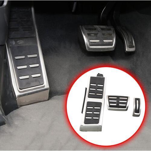 AT Pedal Fit For Porsche Macan Audi A4 A5 A6 A7 A8 S4 S5 S6 S7 Q5 Accessories Gas Fuel Accelerator Brake Pad Footrest Mat Cover
