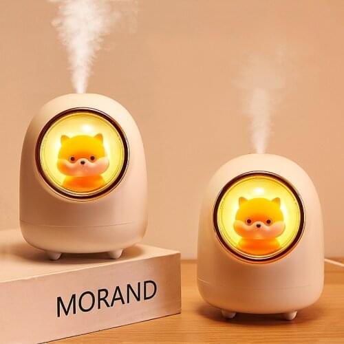 350ML Portable Wireless Air Humidifier 1200mAh Battery Ultrasonic Cool Mist Maker Mute Fogger Aroma Diffusor Humidificador