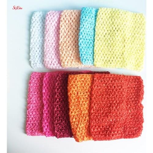 Chest Wrap Knit 9inch/6inch Elastic Wrapped Chest Knit Tutu Tube Top Crochet Headband Girl Presents Gift 5z