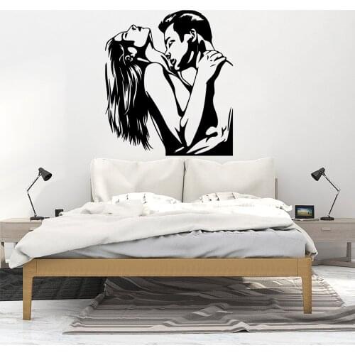 Sexy Lover Wall Sticker Removable Wall Stickers Diy Wallpaper For bedroom Rooms Diy Home Decoration Pvc Wall Decals