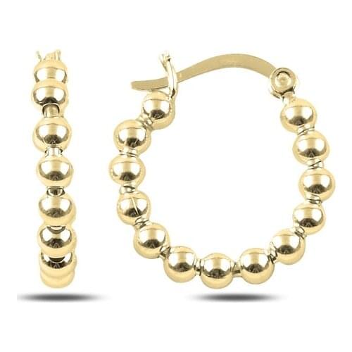 KUTAYDAN 18mm Bulk Ring Earrings 925 Sterling Silver