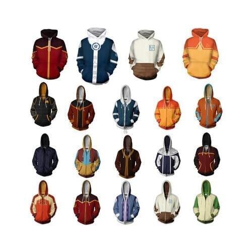 The Last Airbender Hoodie SONSPEE 3D Print Men Women Casual Streetwear Hip Hop Long sleeve Anime Avatar Sweatshirt Pullover Tops