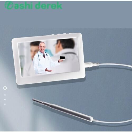 Visual Ear Cleaning Spoon Otoscope 3.9mm Lens LED Endoscope with 4.3 Inch LCD Display Medical Endoscope Camera Ear Picker