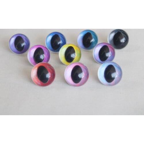 Magic cat EYES 100pcs 12mm 13 14 15 18 25mm clear crystal safety toy cat eyes +hand washer--color -size option--S10