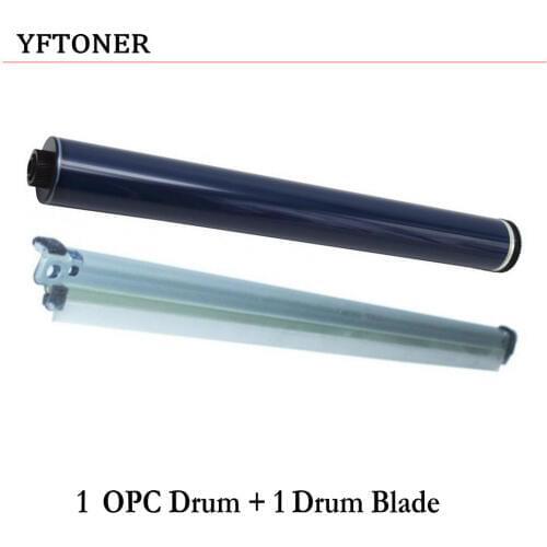 YFTONER 1 OPC Drum+1 Drum Blade for Ricoh Aficio MPC4502 5002 5502a for Lanier MPC 4502 5502 for Savin MPC4502 5502 Cartridge
