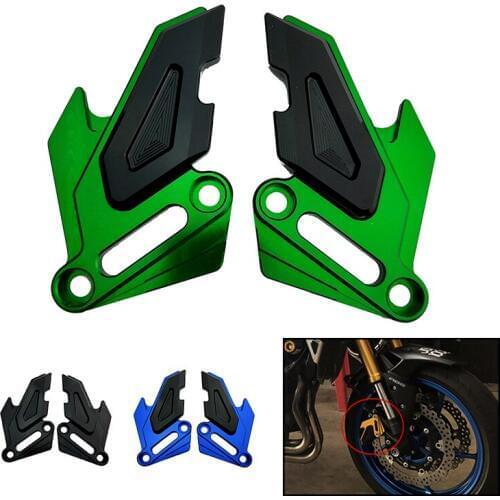 Brake Caliper Guard Cover Front Brake Disc Caliper Protector Motorcycle Accessories CNC Aluminum For Kawasaki Z900 2017