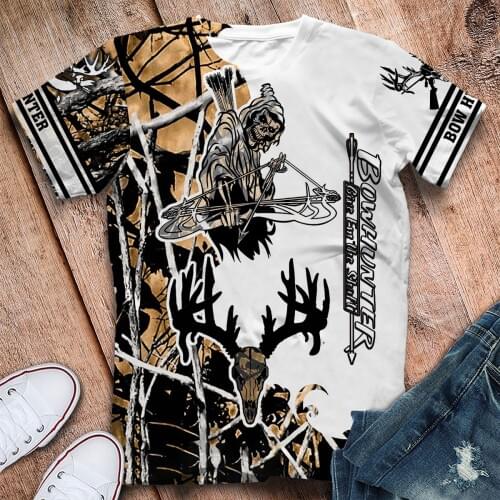 2020 Summer Fashion Tees Bow Hunting 3D Printed Tshirt Men Tops Unique Clothing Short Sleeve Men T Shirt Drop Shipping