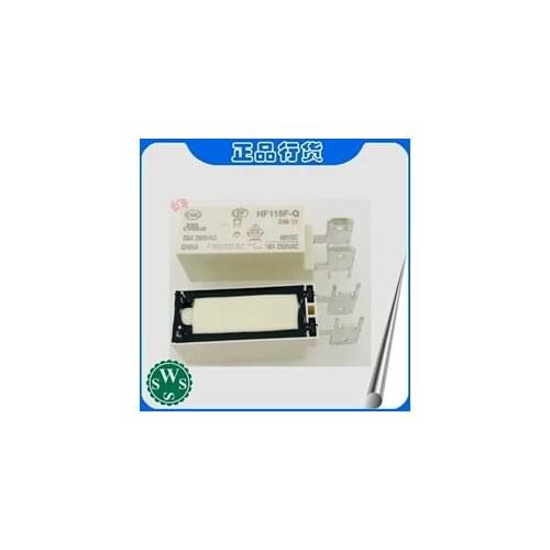 5PCS/LOT 48V relay HF115F-Q-048-1H HF115F-Q 048-1H JQX-115F-Q 048-1H JQX-115F-Q-048-1H 48VDC 48V DC48V 18A 250VAC