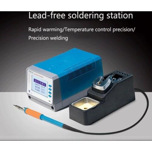75W T12-11 Digital Lead Free Soldering Station Iron Temperature Control Welding iron for BGA Rework Manual repair fast heating