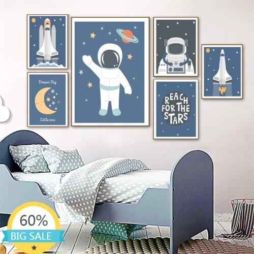 5D Diamond Painting Cartoon Space Cosmonaut Planet Rocket Alphabet Embroidery Full Square/Round Cross Stitch Kits Mosaic Gift