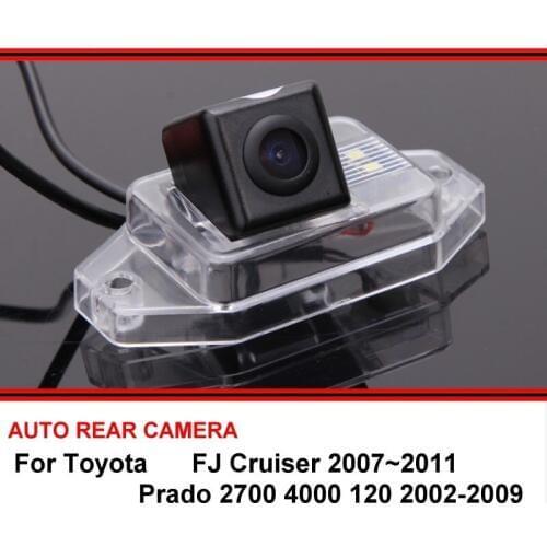 For Toyota FJ Cruiser Land Cruiser Prado 2700 4000 HD CCD Car Reverse Backup Rearview Parking Rear View Camera Night Vision