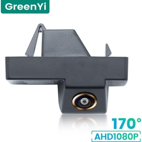 GreenYi 1080P HD 170° Car Rear View Camera For Toyota Reiz Land Cruiser 120 Prado LC100 LC200 Reverse 4 pin Vehicle Parking AHD
