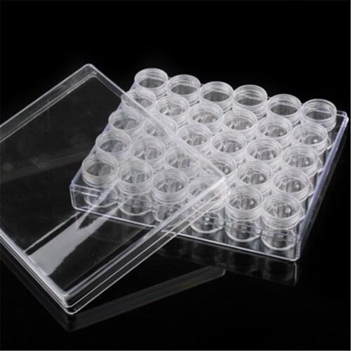 HUACAN 30Pcs/Set Diamond Painting Plastic Storage Box 5d Diamond Embroidery Mosaic Tools Accessories Small Box