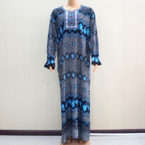 African Dresses for Women 2021 Spring and Summer African Women Long Sleeve Plus Size Long Dress African Clothing