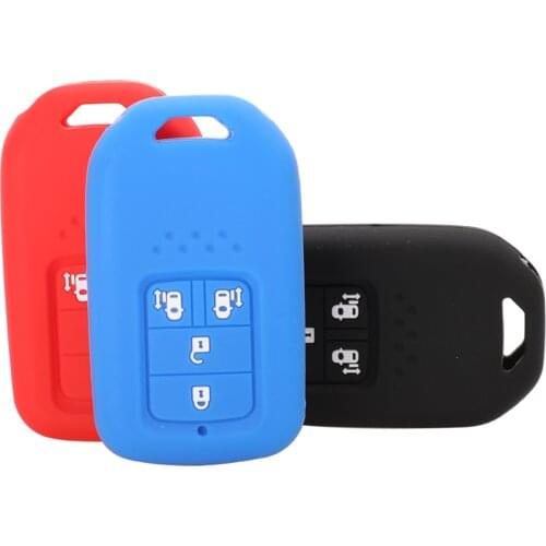 Kutery 10PCS Remote Coloful Silicone Car Key Cover Case For Honda Accord Civic Crosstour Fit Jazz CRV XRV HRV Protector Replace