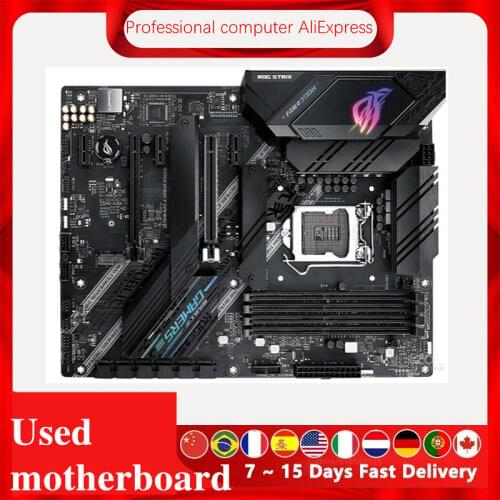 Used motherboard For Asus ROG STRIX B460-F GAMING Original Desktop Intel B460 DDR4 Motherboard LGA 1200 i7/i5/i3 USB3.0 M.2