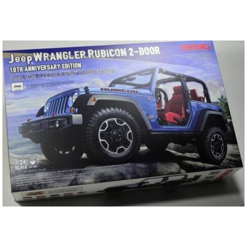 Meng 1/24 CS-003 Jeep Wrangler Rubicon 2-Door (10th Anniversary Edition) Model