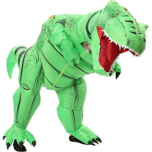 Dinosaur Adult Kid T-rex Trex inflatable costume Halloween Costume for Women Men Animal Cosplay Mascot Holiday Party Fantasia