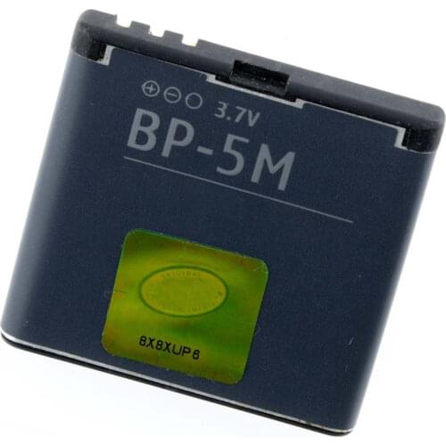 Original BP-5M phone battery for Nokia 6220 Classic 6500 Slide 8600 Luna 6110 Navigator 5610 5700 6500S 7390