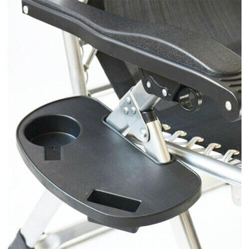 Portable Outdoor Picnic Folding Chair Mounted Phone Holder Cup Storage Tray