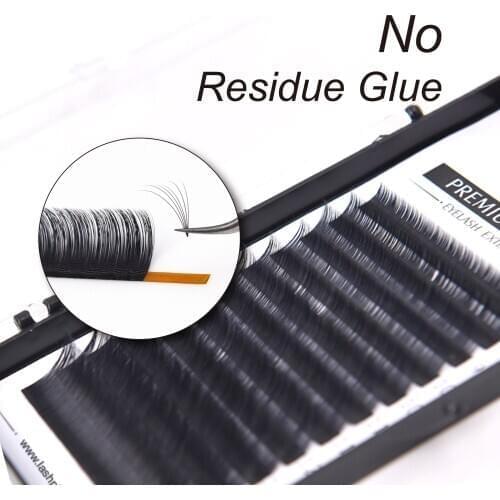 LASHPLUS Eyelashes Extension Silk Fiber Individual False Eyelash Extensions Classic Natural Look Lash Extension Russian Lashes