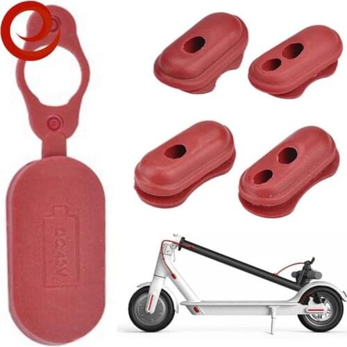 Silicone Charge Port Cover Dustproof Rubber Plug Line Hole Protector For Xiaomi Mijia M365 Electric Scooter M365 Accessories