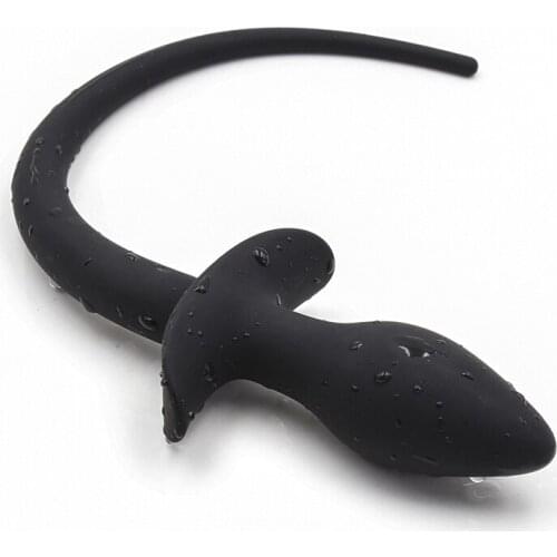 Silicone Gecko Tail Anal Plugs Toys G-Spot Stimulator Anus Dilator Gays And Lesbian SM Erotic Toy Product Puppy Tails Butt Plug