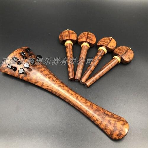1set grade cello parts snakewood (tailpiece,pegs ) #6455