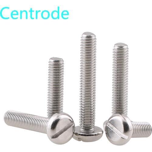 M3 M4 M5 GB67 stainless steel 304 one-word plate screw open slot one-word round head screw 20Pcs