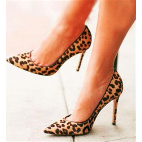 Leopard High Heels Nude Bottom Women Shoes LTTL Woman Pumps Pointed Toe Sexy Stilettos beautiful Shoes Woman Summer Zapatos Muje