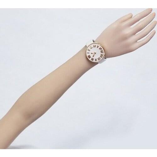 1:6 Scale White Womens Watch Model For 12" Phicen HT UD JO Female Figure Doll