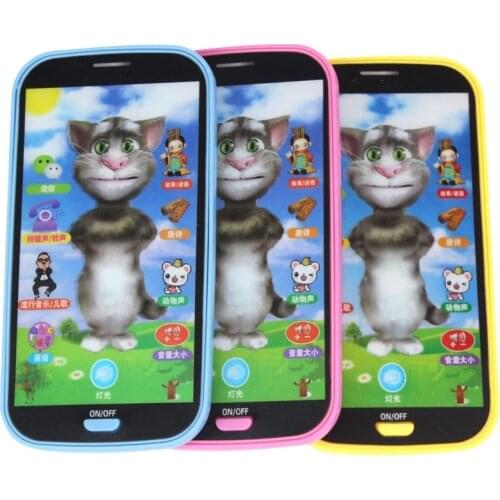 1Pcs Kids Smart Touch Screen Mobile Phone Toy Multi-fonction Simulation Puzzle Early Education Toy Phone Kids Gifts Vocal Toys