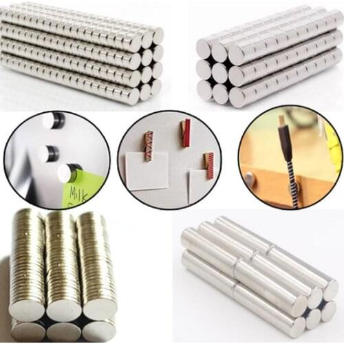 10-100pcs Neodymium Magnet Multi-size NdFeB Round Super Powerful Strong Permanent Magnetic imanes Disc Diameter 6-10 mm