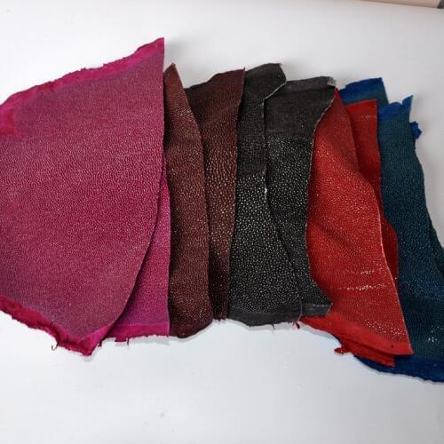 13.5x7cm Genuine fishNatural Manta Ray Fish Skin Leather Craft for DIY Leather Craft Watch Belt Knife Handle Material