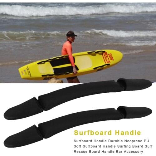 2pcs Surfboard Handle Durable Neoprene PU Soft Surfboard Handle Surfboard Surf Rescue Board Handle Rod Accessories