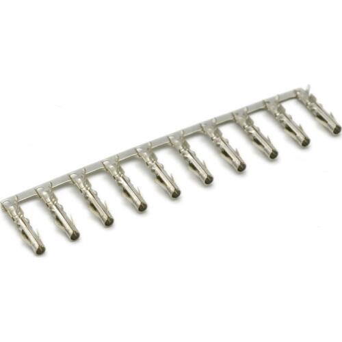 Angitu IDE 4pin Molex Connector Terminal Pins 5.08 Male Copper Crimp Wire Terminal Pins