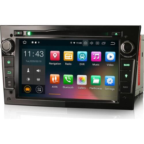 7" Android 10.0 OS Car DVD Multimedia GPS Radio System Player for Opel/Vauxhall/Holden Zafira 2005+ Meriva 2004+ Signum 2003