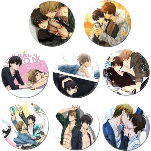 Anime Dakaretai Otoko 1-i ni Odosarete Imasu Brooch Pin Badge For Clothes Backpack Decoration B045
