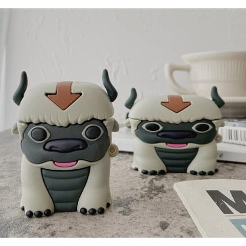 For Airpods Pro 3D Cartoon Cattle Cow Earpods Case for Apple Airpods 1 2 3 Calf Wireless Earphone Headset Cover Charging Box