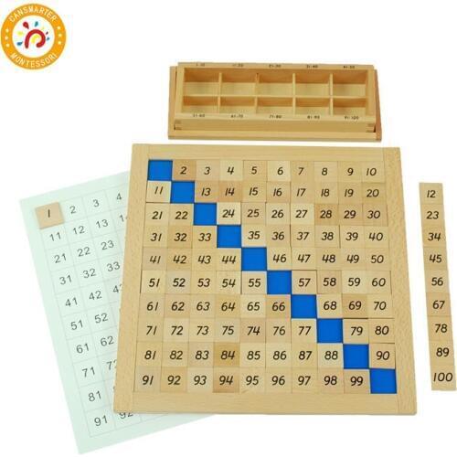 Montessori Wooden Math Toys for Baby Puzzle Games and Toys Mathematics Wood Educational Montessori kids Math Toys Learning MA018