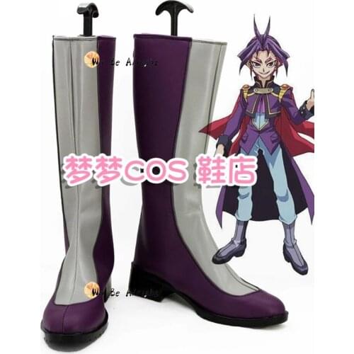 Duel Monsters Yu-Gi-Oh! ARC-V Joeri Yuri cosplay Shoes Boots Custom-Made Halloween Carnival Accessories
