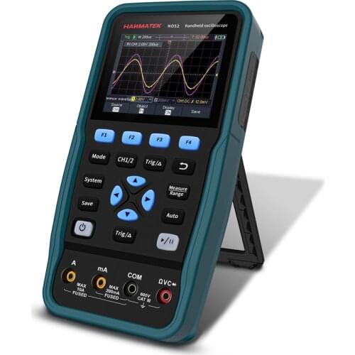 50MHz Bandwidth Dual Channel 2 In 1 (Digital Oscilloscope+Multimeter) 3.5 Inch LCD Oscilloscope Voltage/Current/Resistance
