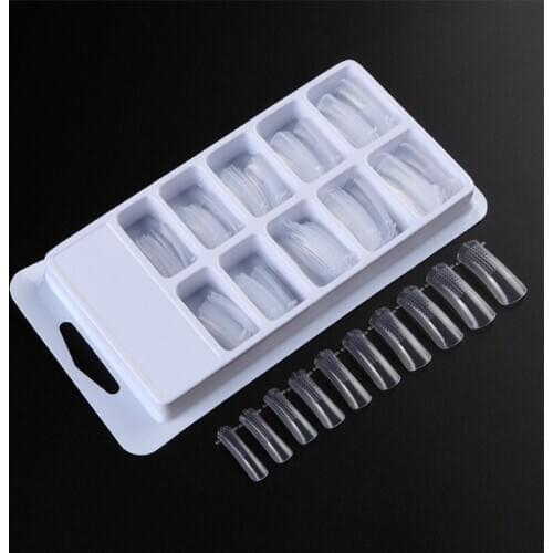 Nail Forms Reusable False Tips Paperless Tray Full Cover Quick Building Gel Mold Extension DIY Nails Accessoires Manicure Tools