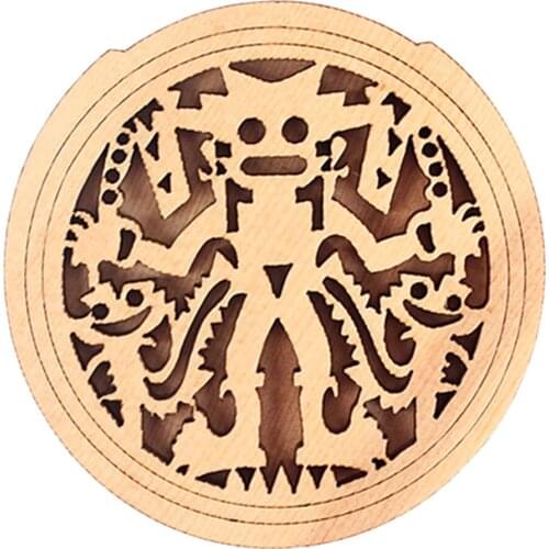 Guitar Maplewood Sound Hole Soundhole Cover For 40-41'' Acoustic Guitar