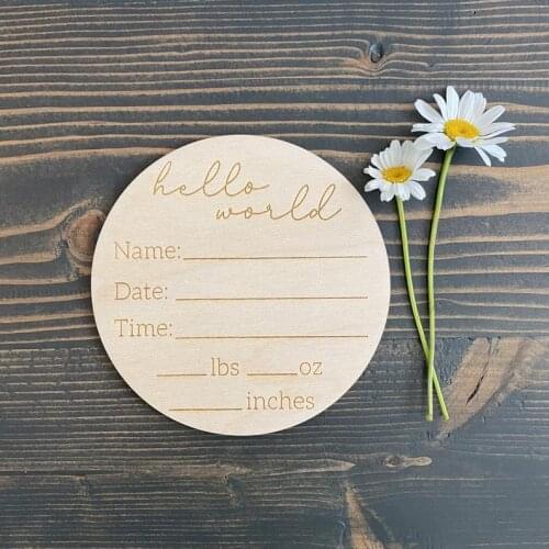 Custom Wooden Birth Stat Sign,Nursery photo booth props,Hospital Sign Birth Announcement,Baby name gift,New Born Gift