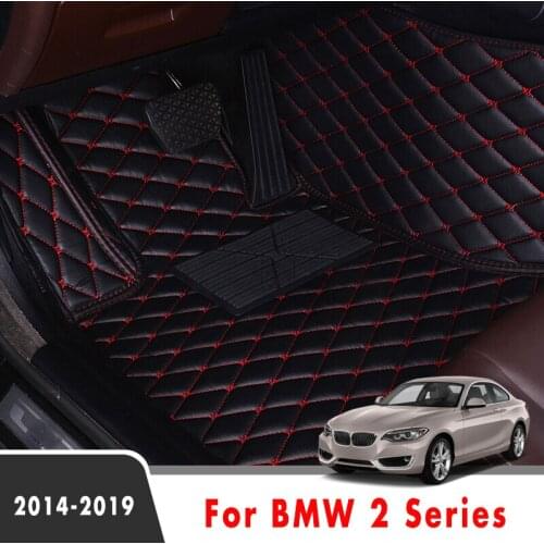 Carpets For BMW 2 Series 2019 2018 2017 2016 2015 2014 Car Floor Mats Custom Styling Auto Interior Accessories Foot Pads Cover