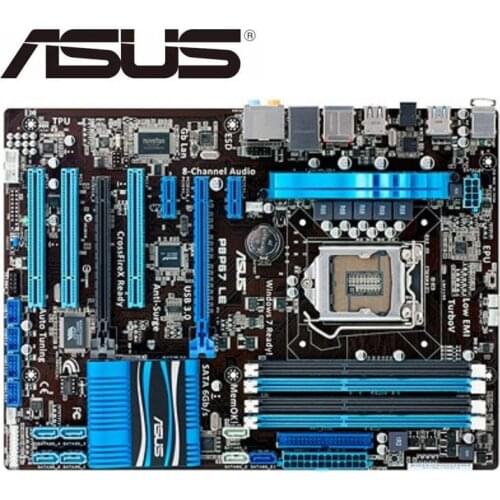 For ASUS P8P67 LE original desktop motherboard for intel DDR3 LGA 1155 32GB boards SATA3.0 USB3.0 P67 used mainboard PC ON SALES