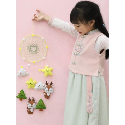 Meian Unfinished Baby Room Handmade Beer Christmas Kids Room Wall Decorations Photography Props Decorations Felt DIY Craft