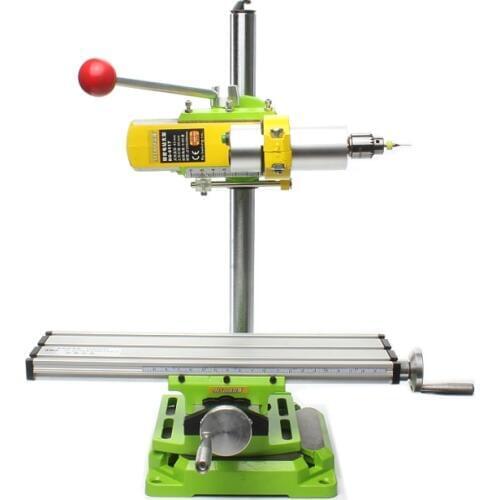 Multi-function household woodworking fixed shelf universal electric drill variable bench drill