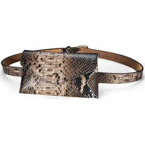 Fashion Leather Belt For Women Mini-bag Personality Waist Belt Bag All-match Spring Autumn Party Daily Female Barry.Wang